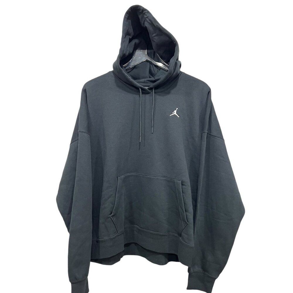 Nike Air Jordan Women's Size XL Brooklyn Hoodie Fleece Black NWT‎